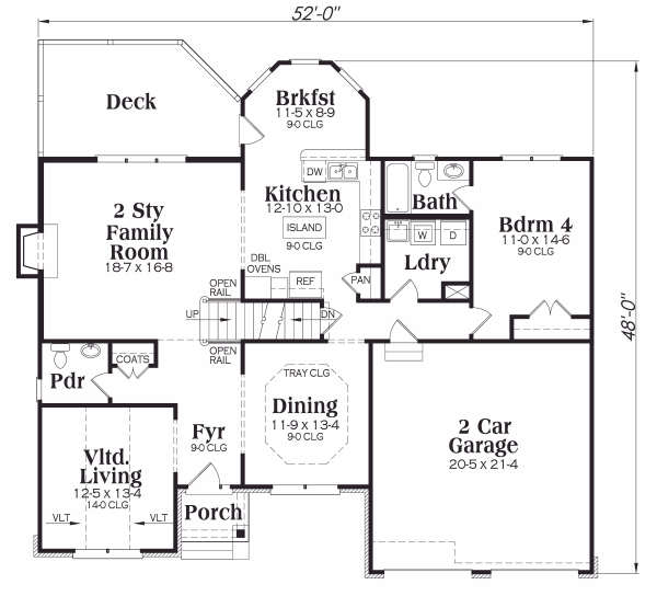 main floor house blueprint