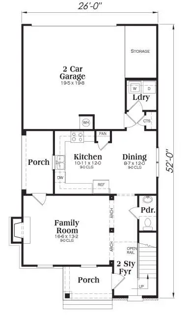 main floor house blueprint
