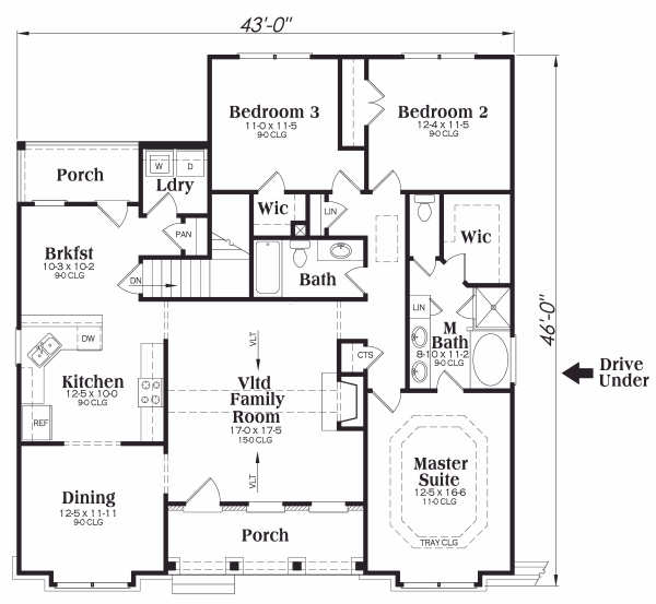 main floor house blueprint