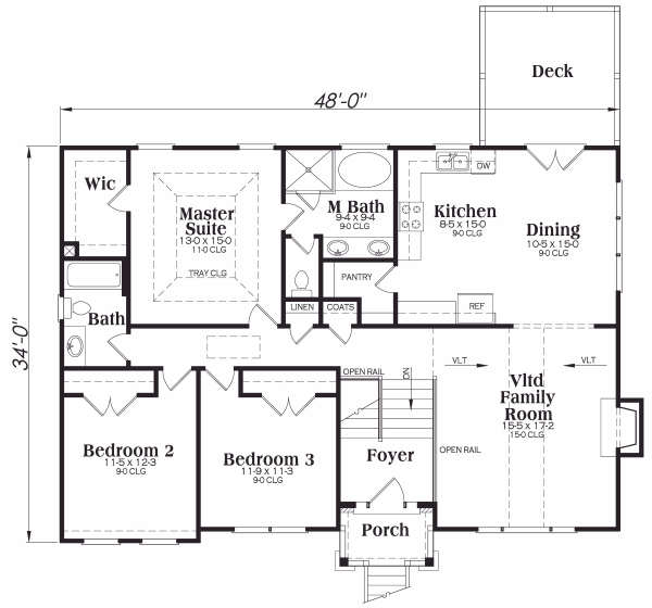 main floor house blueprint