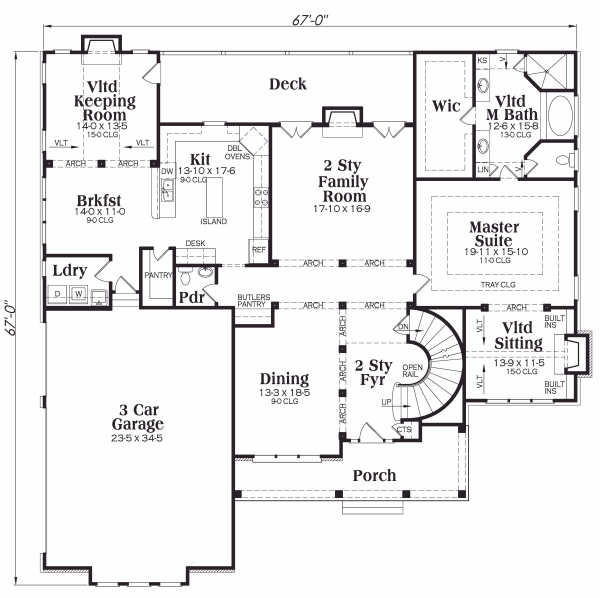 main floor house blueprint