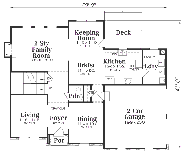 main floor house blueprint