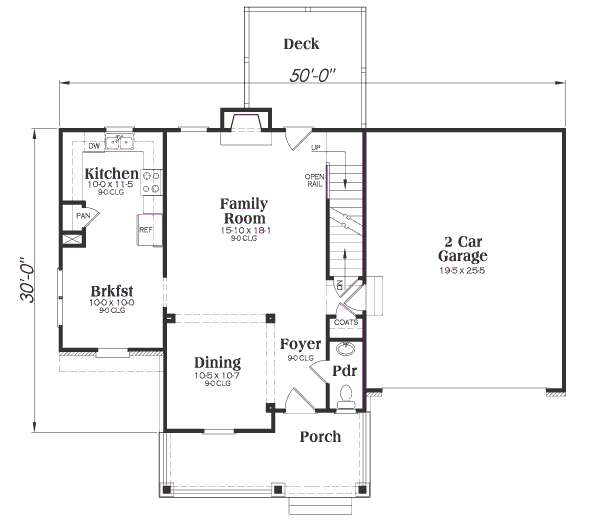 main floor house blueprint