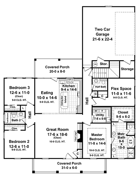 main floor house blueprint