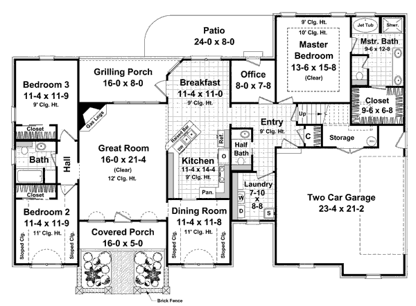 main floor house blueprint
