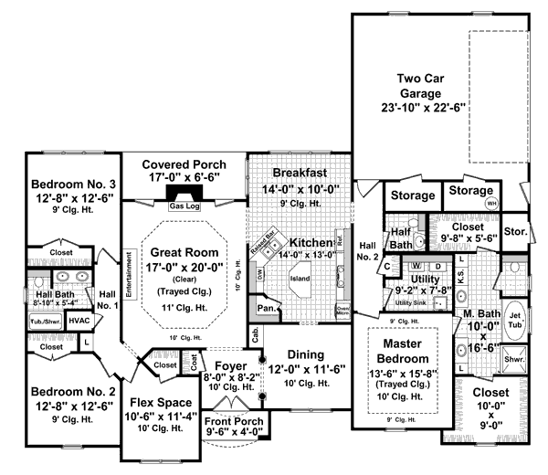 main floor house blueprint