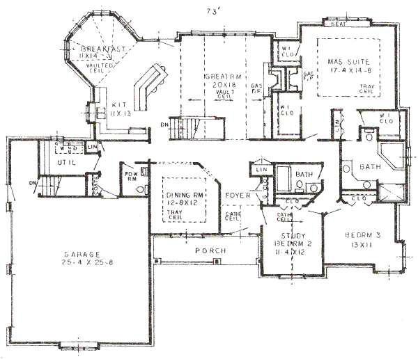 main floor house blueprint