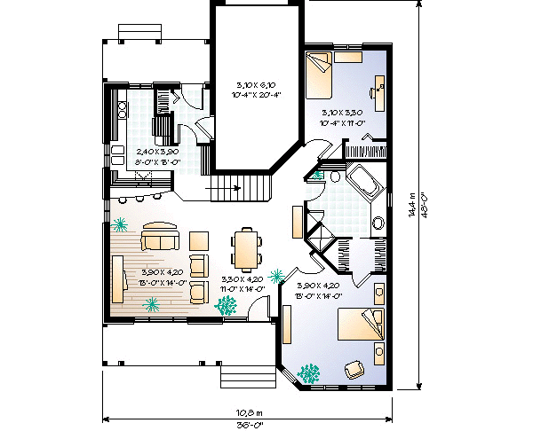 main floor house blueprint