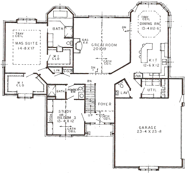main floor house blueprint