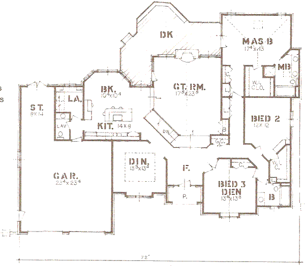main floor house blueprint