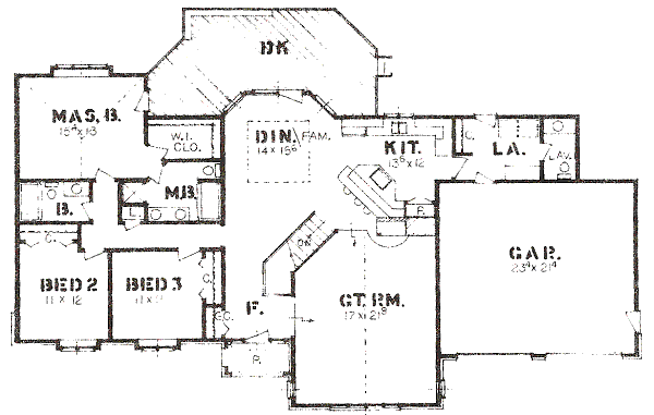 main floor house blueprint