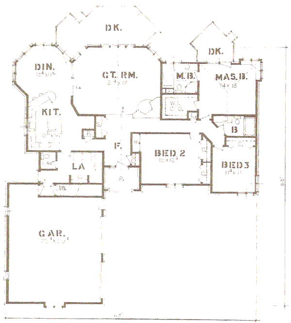 main floor house blueprint