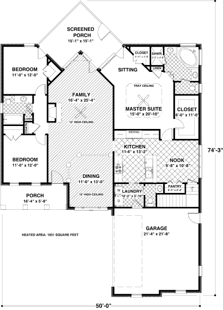 main floor house blueprint