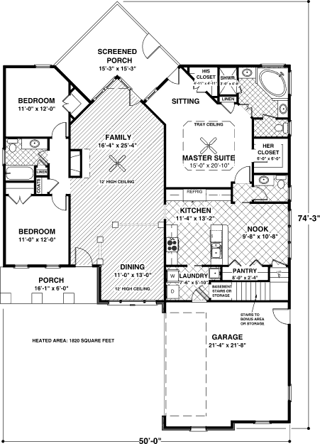 main floor house blueprint