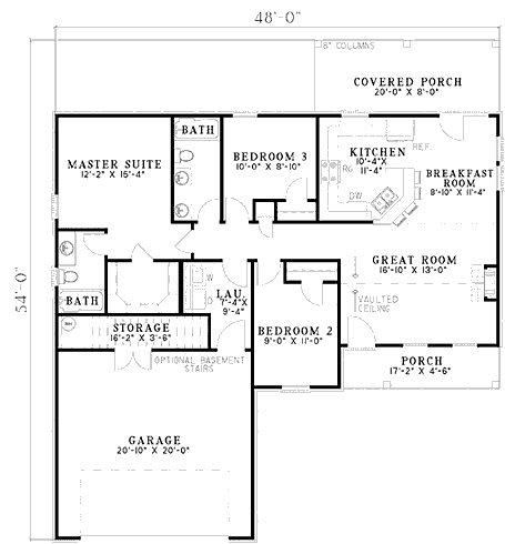 main floor house blueprint