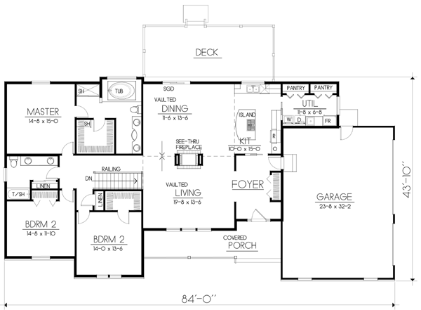 main floor house blueprint