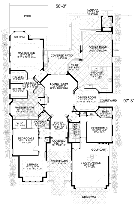 main floor house blueprint