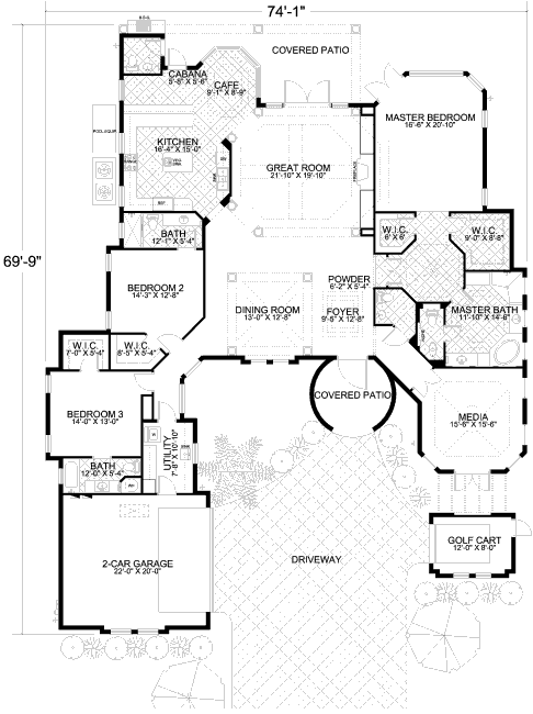 main floor house blueprint