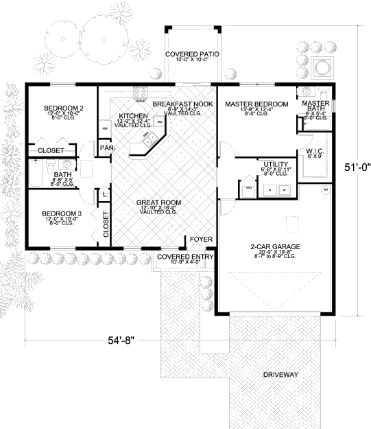 main floor house blueprint