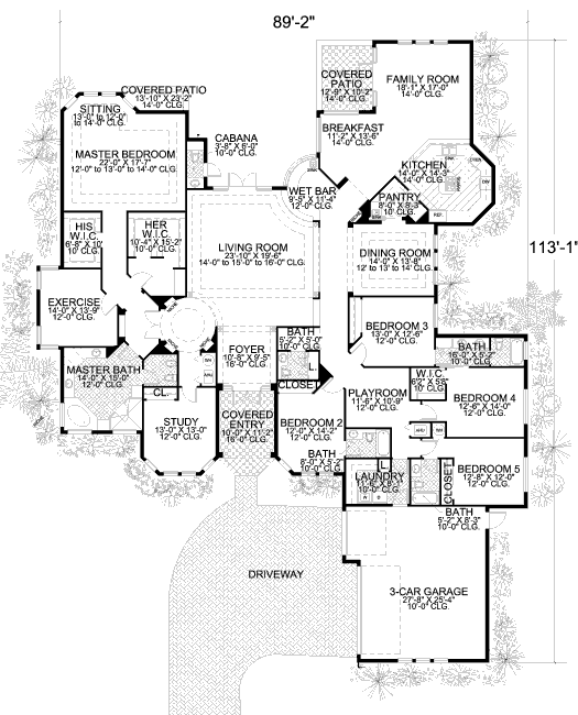 main floor house blueprint