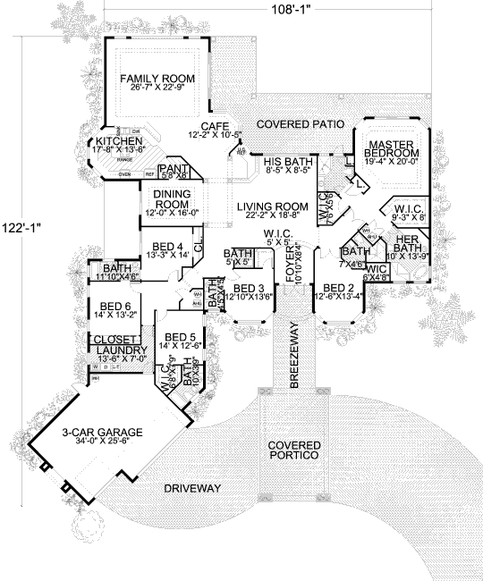 main floor house blueprint