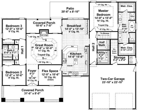 main floor house blueprint
