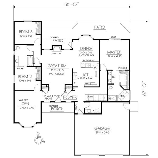 main floor house blueprint