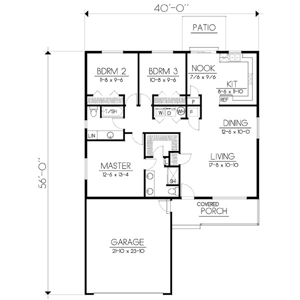 main floor house blueprint