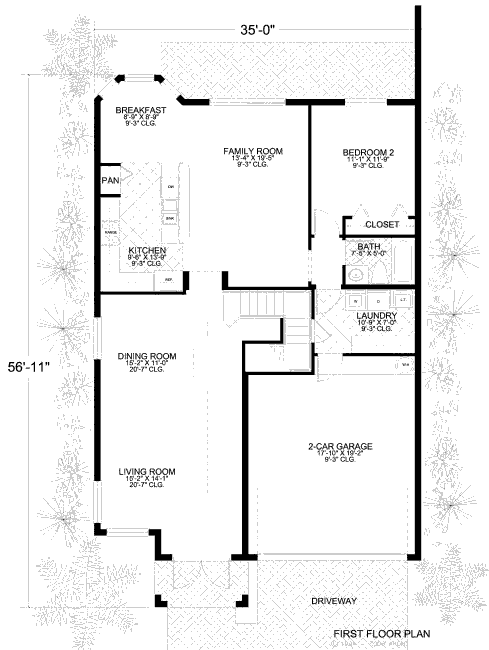 main floor house blueprint