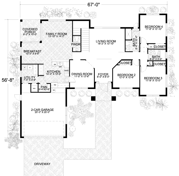 main floor house blueprint