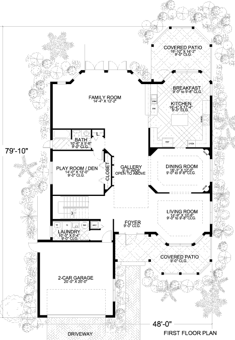 main floor house blueprint
