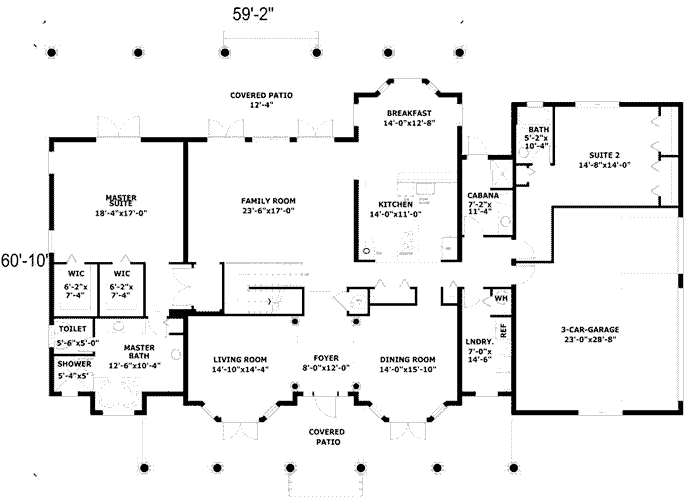 main floor house blueprint