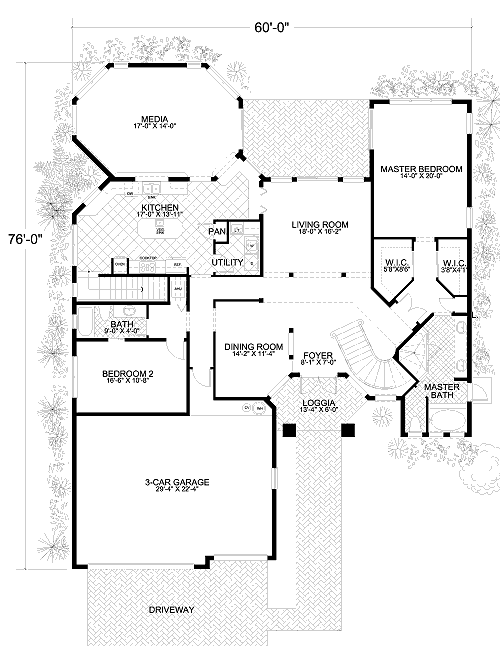 main floor house blueprint