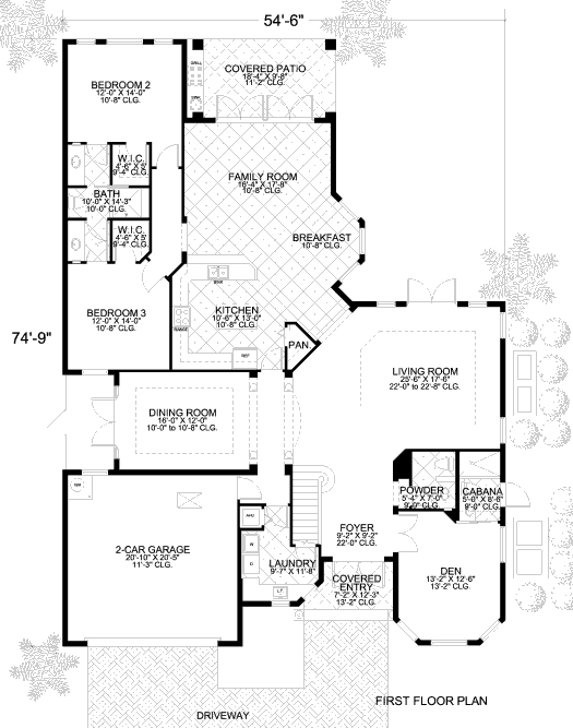 main floor house blueprint