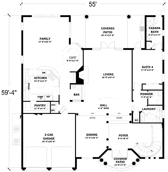 main floor house blueprint