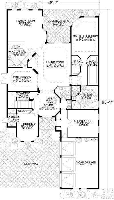 main floor house blueprint