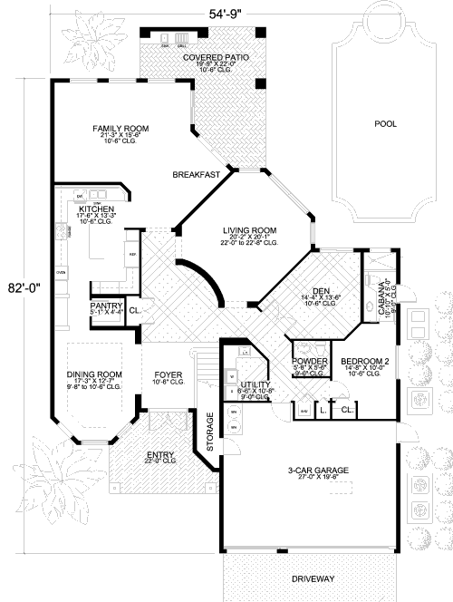 main floor house blueprint