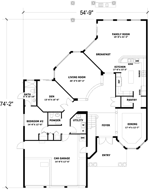 main floor house blueprint