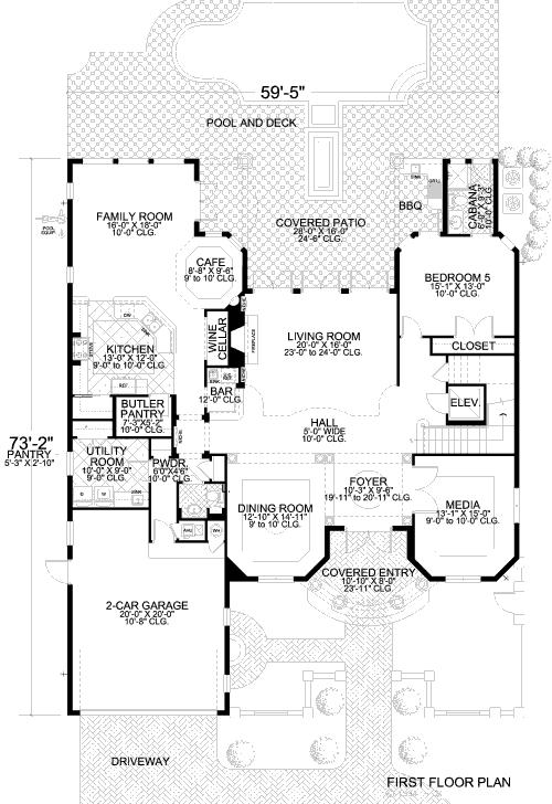 main floor house blueprint