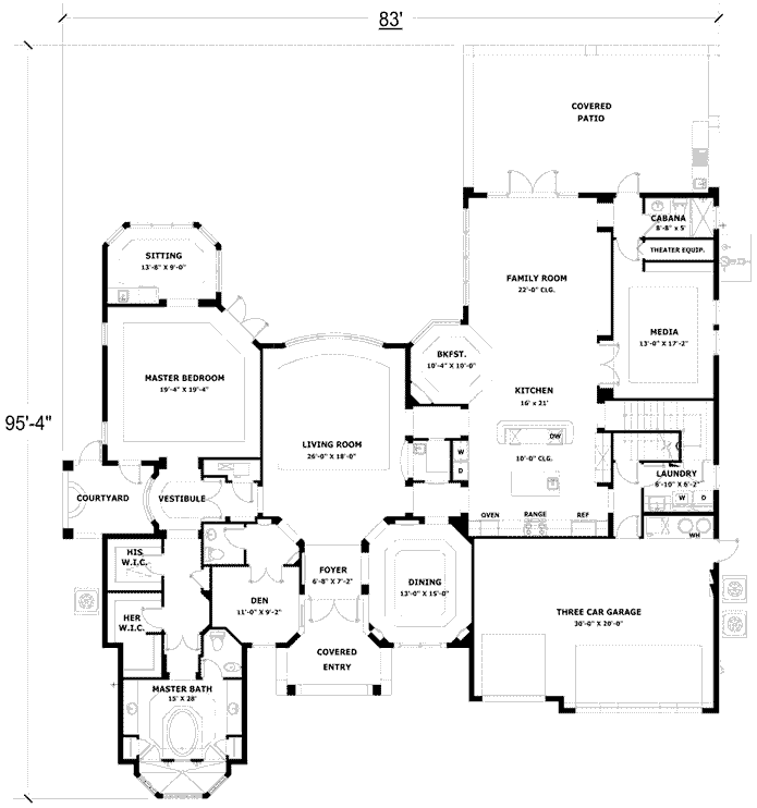 main floor house blueprint