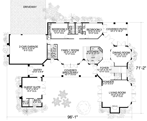 main floor house blueprint