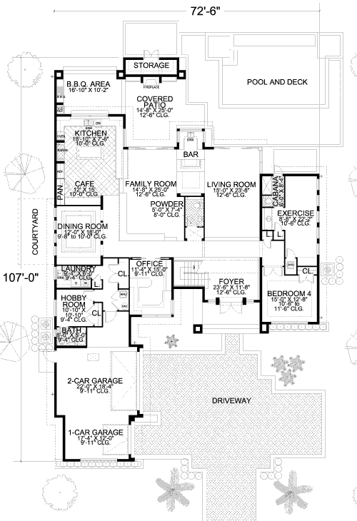 main floor house blueprint