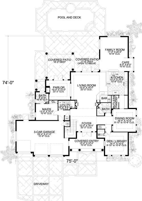 main floor house blueprint