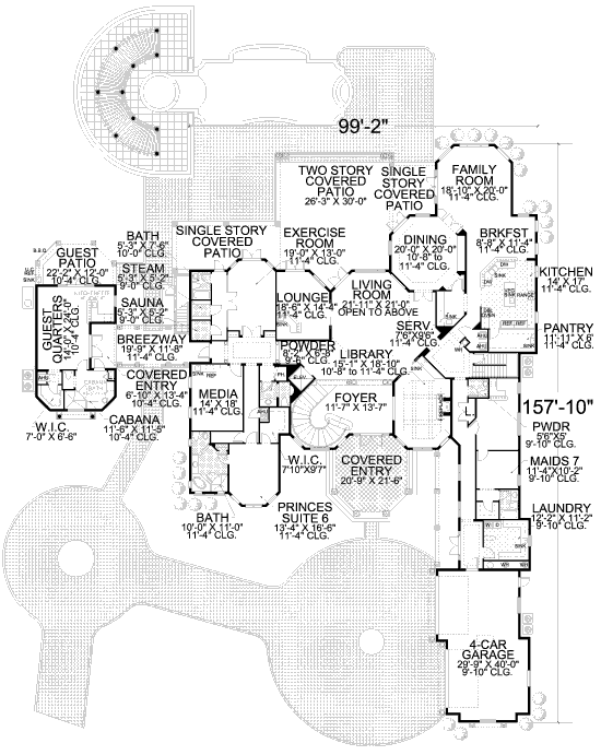 main floor house blueprint