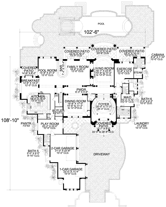 main floor house blueprint