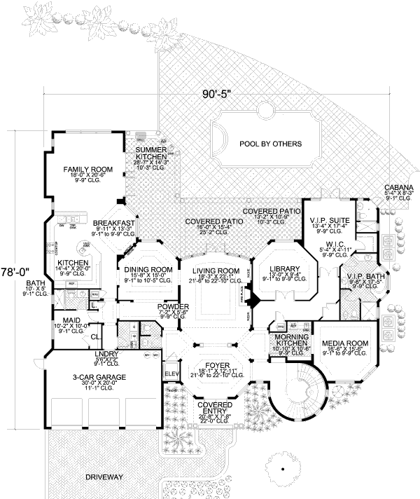 main floor house blueprint