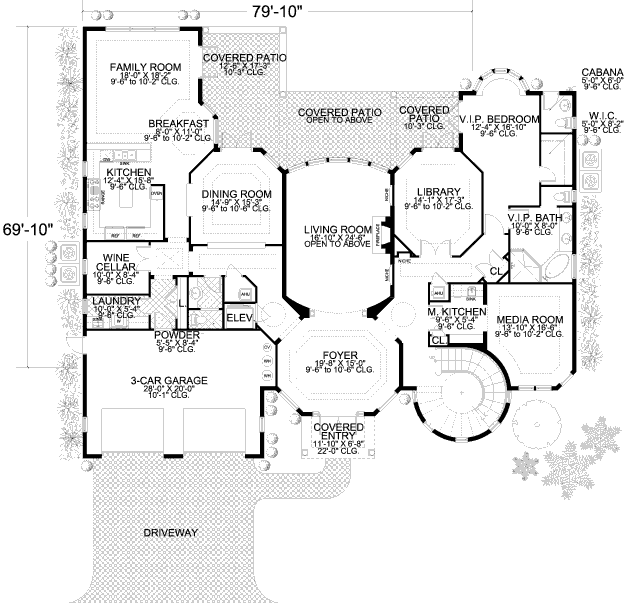 main floor house blueprint