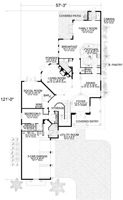 main floor house blueprint