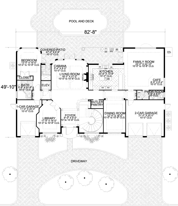 main floor house blueprint