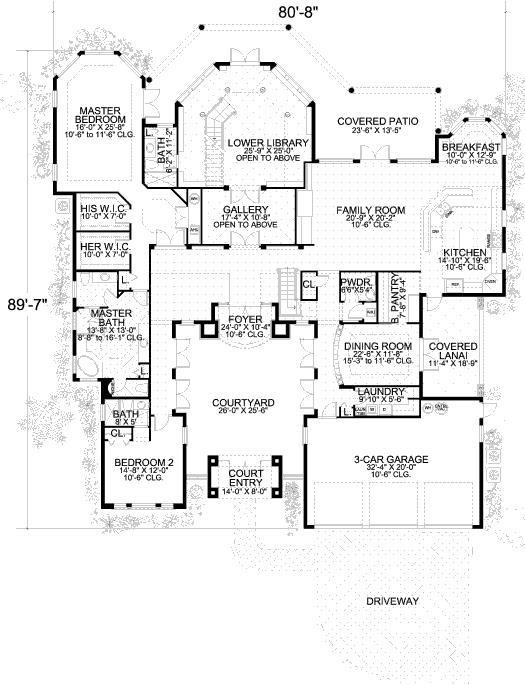 main floor house blueprint